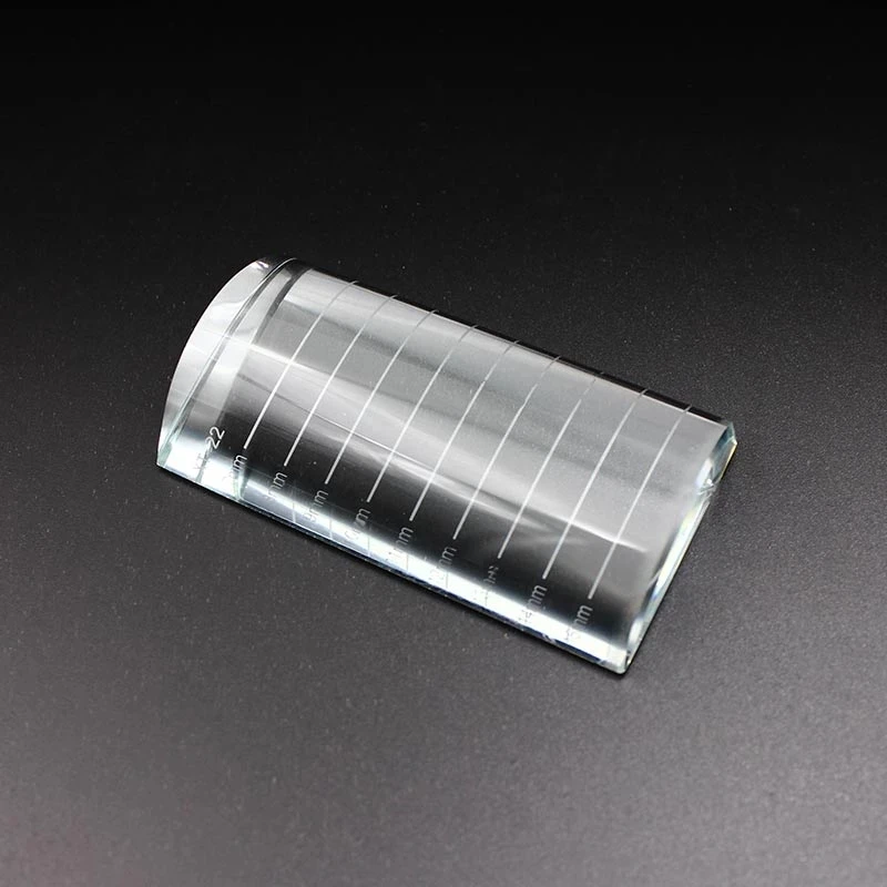 1pcs CM semi-circle Transparent Crystal bridge Eyelash Holder For Eyelash Extension Grafting Tool or Glue Placing 75x44x20mm