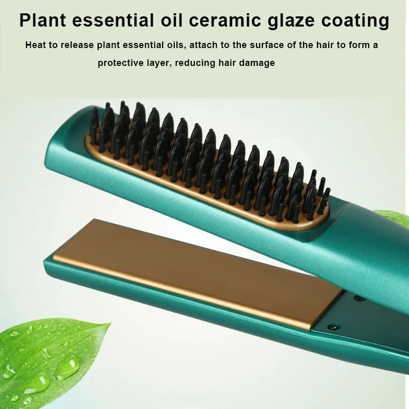 Lisseur de cheveux multifonctionnel 3 en 1, chauffage rapide, plaque chauffante thermique professionnelle en céramique de Tourmaline