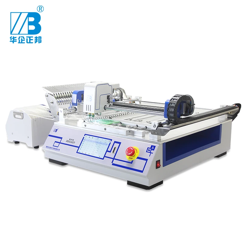 ZB3245T High Precision Small Smt Pick And Place Machine SMD 2 Head High Speed PCB Assembly Machine Automatic Chip Mounter