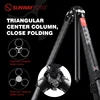 SUNWAYFOTO T2541CE 여행용 삼각대, 탄소 섬유 컴팩트 라이트, 휴대용 전문 삼각대 DSLR 카메라, 방수, 26.5lb 하중 4