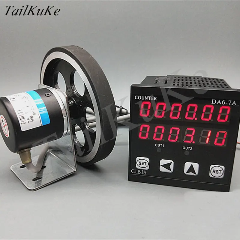 الأسطوانة الإلكترونية متر طول قياس التحكم متر القماش مدقق متر