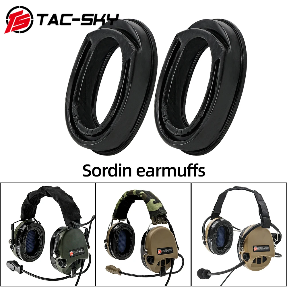 

TAC-SKY Tactical Earmuffs MSA Sordin Sight Silicone Earmuffs Suitable for MSA Sordin, TCI Liberation and TEA-Threat Tier Headset