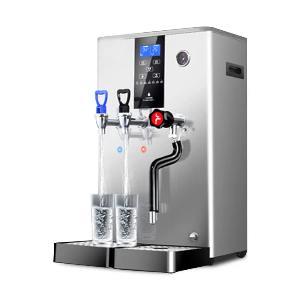 

Water Steam Boiling Machine Fully Automatic Stainless Steel Milk Frother Milkshake Coffee Milk Tea Shop Boiler Commercial