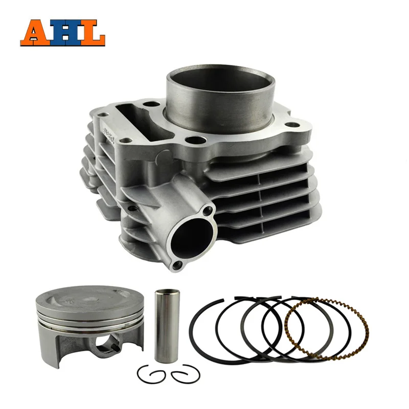 AHL Bore Size STD 74mm Air Cylinder Block & Piston Rings Kit For Yamaha YBR250 YS250 2007 2008 2009 XT250 1YB 2013 2014 2015