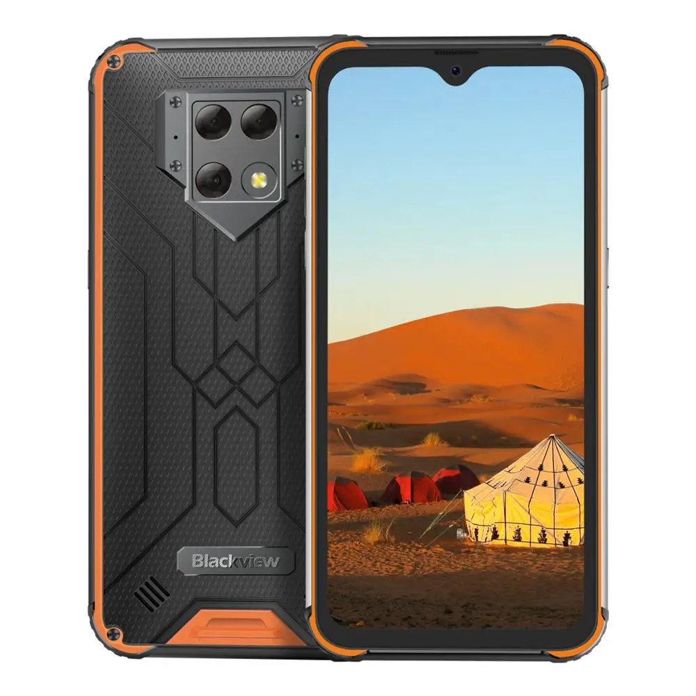 Blackview Bv9800 Helio P70 Android 9.0 6Gb 128Gb Smartphone 48mp Achteruitrijcamera Ip68 Waterdicht 6580Mah 6.3 "Fhd Mobiele Telefoon