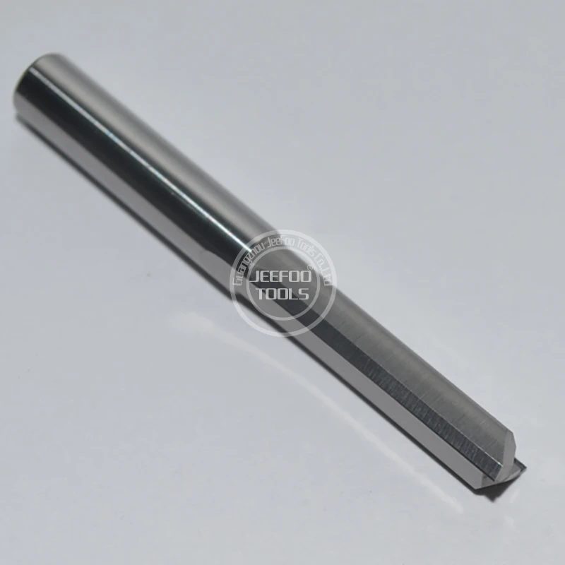 6*22 CNC Karbida Padat Dua Bit Seruling Lurus/Bit Router CNC/Pemotong Router