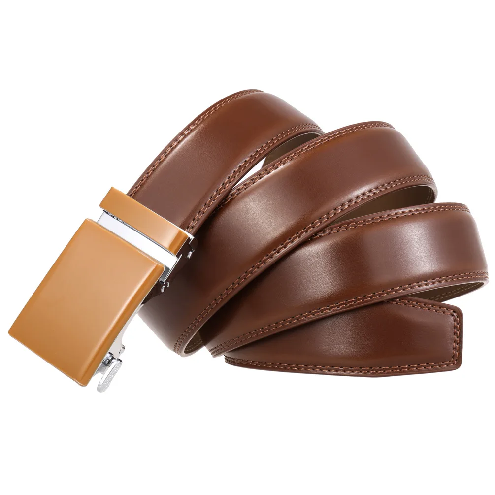Neue Luxus Marke Gürtel für Männer Hohe Qualität Männlich Strap Echtes Leder Taille Band Automatische Schnalle Gürtel Ceinture Homme 3,5 cm – Detail 27