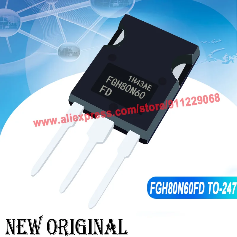 (2 Pieces) FGH80N60FD  TO-247 600V 80A