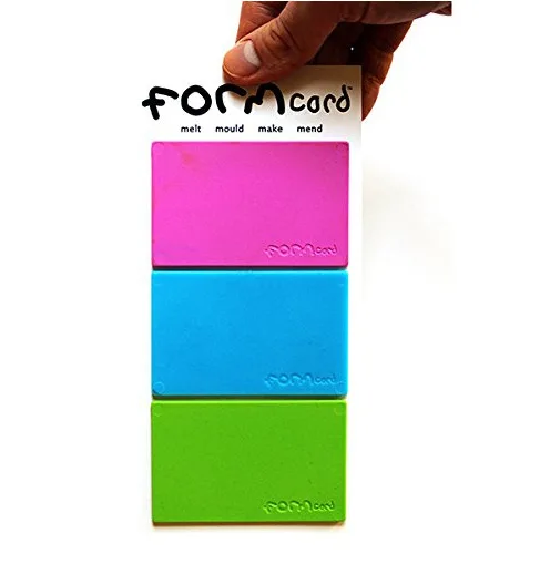 Imagem -02 - Formcard-handy Pocket Sized Bio-plástico Moldável Forte Molde do Derretimento Faz e Conforma