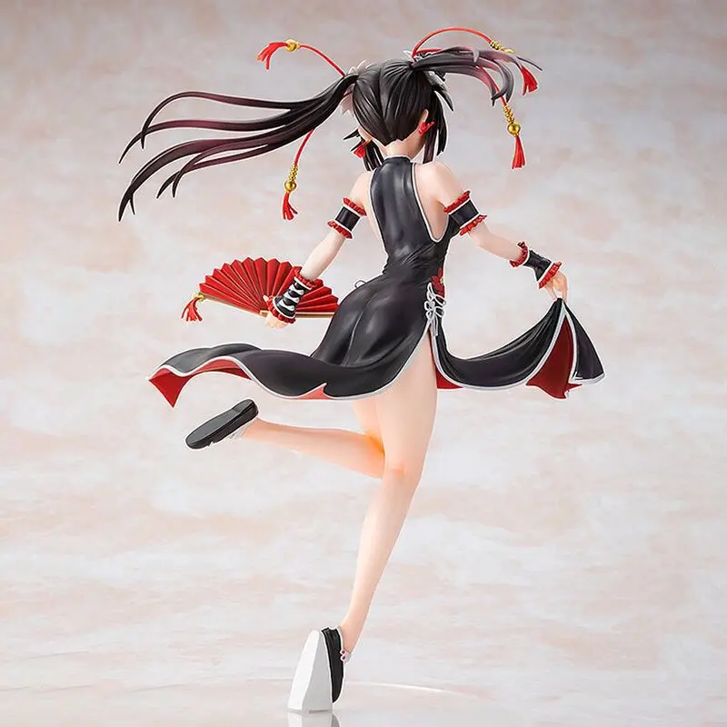 Anime DATE A LIVE Tokisaki Kurumi Action Figure Lovely Cheongsam Tokisaki Kurumi Figure Sexy Girls PVC Model Doll Chlidrens Gift