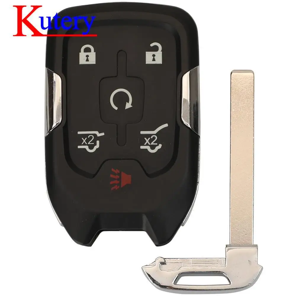 jingyuqin 3/4/5/6 BTN Smart Remote Car Key Shell FOB For Chevrolet GMC Terrain 2018-2019 For GMC Acadia 2017-2019 Replacement