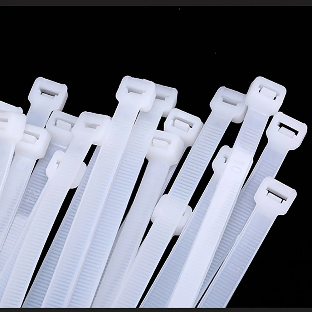 10*450mm & 10*550mm Nylon cable tie white black 8.5mm wide self-locking strap fastener wire and cable various specifications