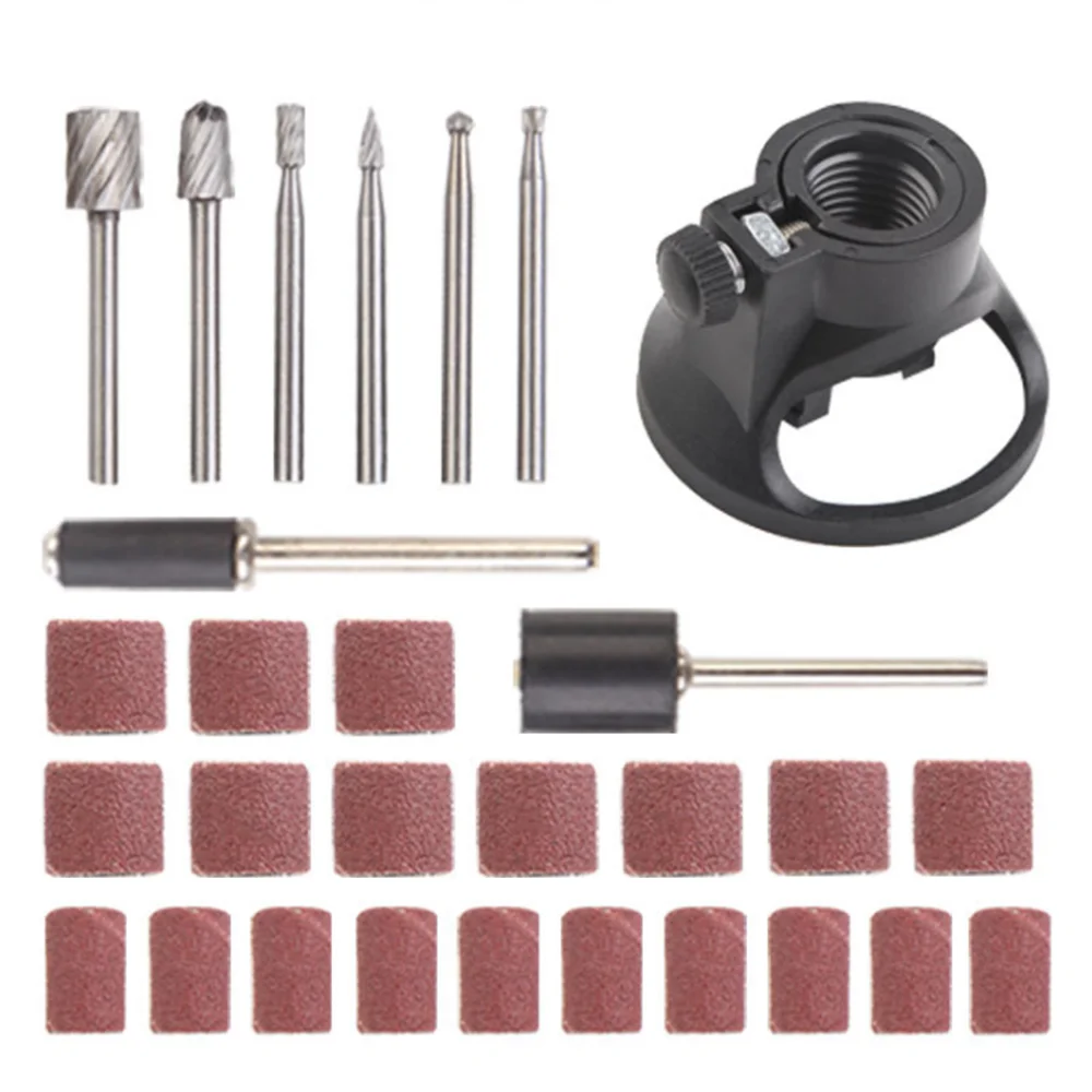 29/11 Pcs Rotary Multi-เครื่องมือเครื่องบดไฟฟ้า Locator เจาะ HSS Router เจาะ Setrotary Horn Cap เจาะชุด