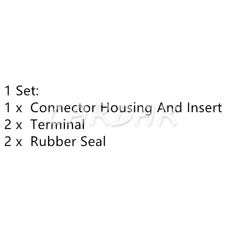 1 Set 2 Pin Green Automobile Sealed Connector Electrical Wire Cable Harness Waterproof Socket AC Assembly