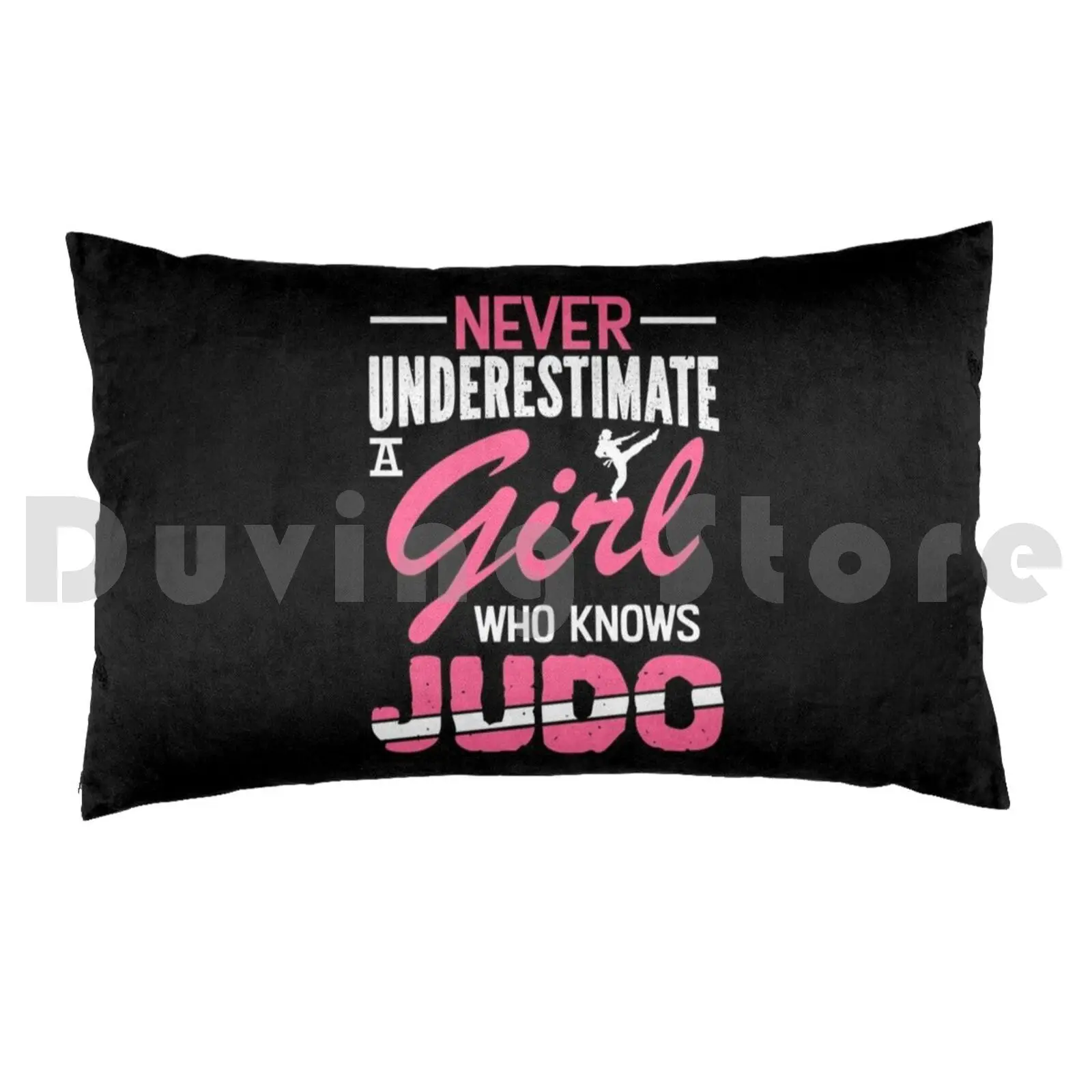 Pillow Case Judo Girl 1083 Judo Martial Arts Japanese Idea Judo Fighters Japan Fighters Judoka