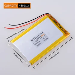 606090   Akumulator litowo-jonowy 3,7 V 4500 mAh