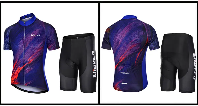 Red Pro Bicycle Team Kurzarm Maillot Ciclismo Herren Radtrikot Sets Sommer Atmungsaktive Fahrradbekleidung Anzug – Detail 9