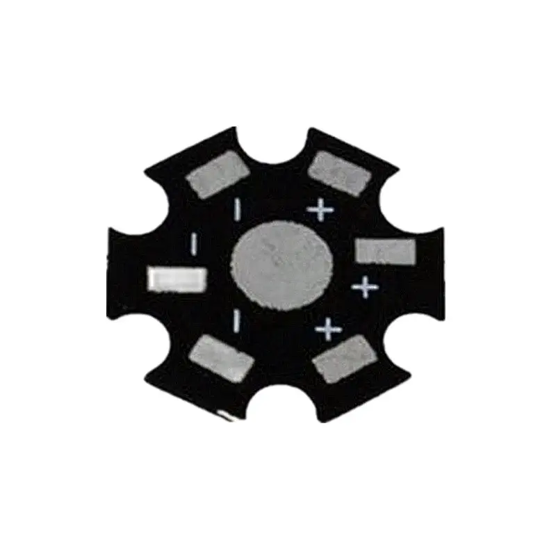 100 szt. Radiator 1W 3W 5W dioda LED dużej mocy PCB aluminiowa płyta podłoże gwiazda radiator