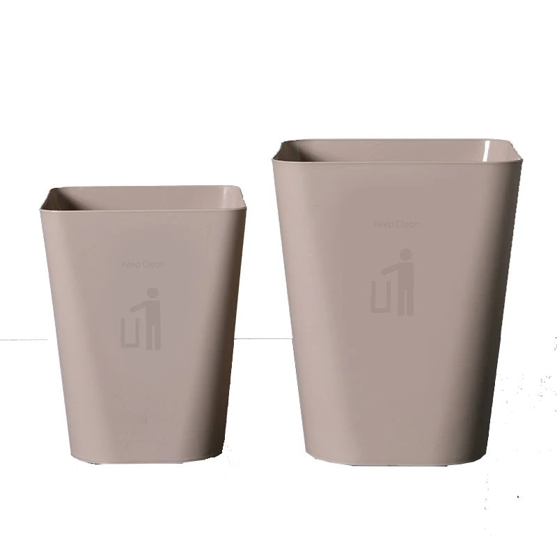 Large Irregular Shape Trash Can Waste Bins Lidless Plastic Paper Basket Garbage Bin Home Office Simple Rubbish Garbage Cans