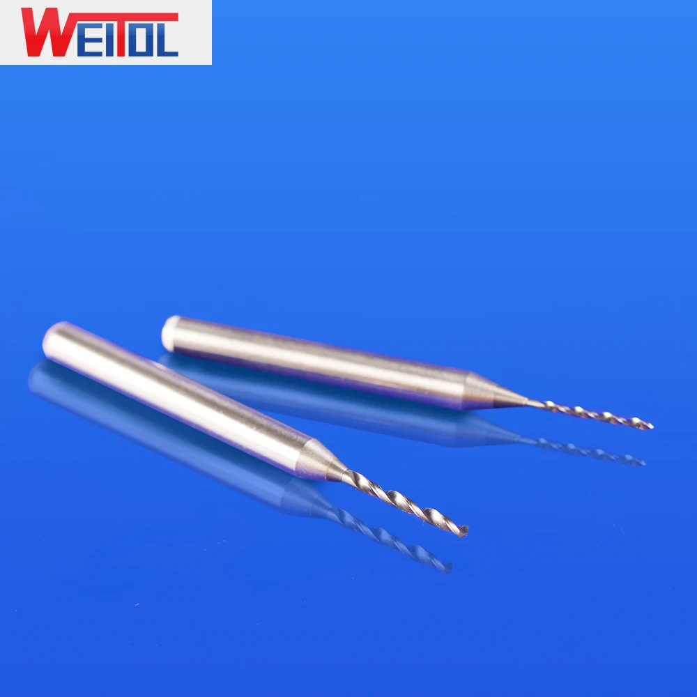 WeiTol 10pcs/lot A 3.175 mm PCB corn router bit Diameter 0.2-1.15mm  PCB Bit Board circuit  Micro Drill bit