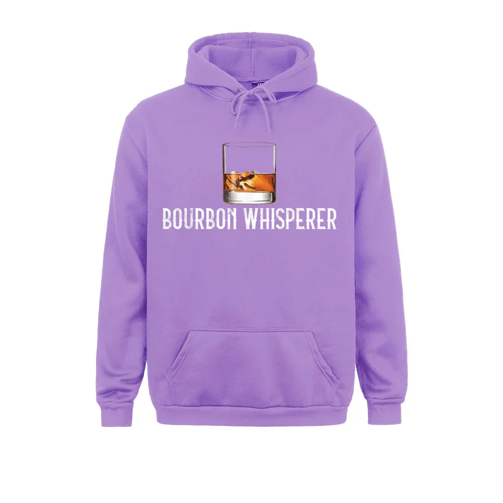 Slim Fit Bourbon Whisperer Funny Whiskey Gifts With Sayings Sweatshirts For Men Special Winter Hoodie Long Sleeve Sportswear