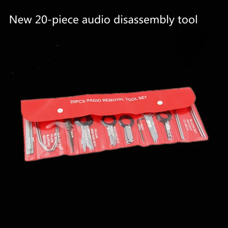 

20PCs Professional Car Radio Removal Key Tool Kit Audio Tools Stereo CD Repair Hand Tools Set Release Keys Extraction