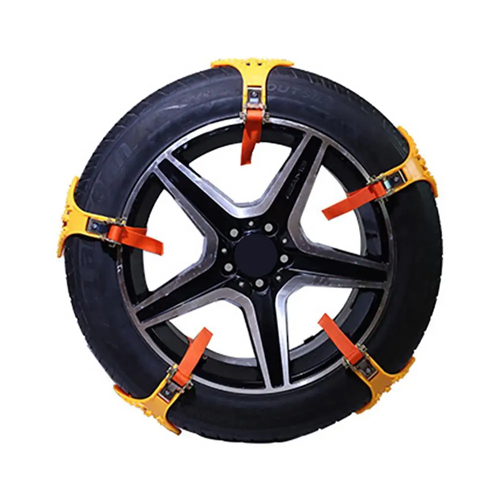 Snow Chains For Car/Van/ Adjustable Universal Emergency Anti Skid Tire Chains Winter Driving Security Tire Chains For Cars S L