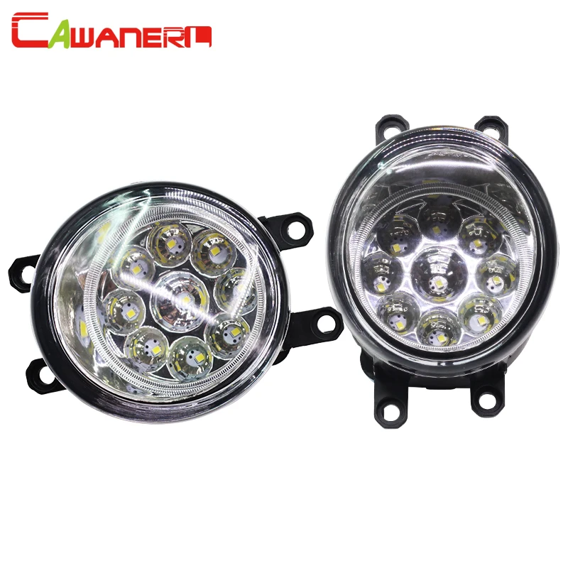 

Cawanerl 2 Pieces Car LED Bulb Right + Left Fog Light DRL Daytime Running Light DC 12V For Scion XA 1.5L L4 2006