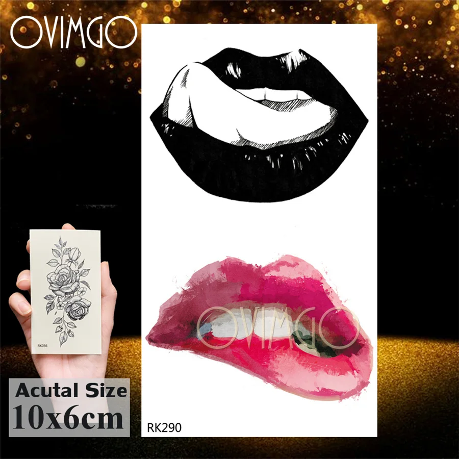 Sexy Dance Girl Women Adult Temporary Tattoos Sticker Body Art Shoulder Tatoo Paper Disposable Water Transfer Fake Tattoo Paste