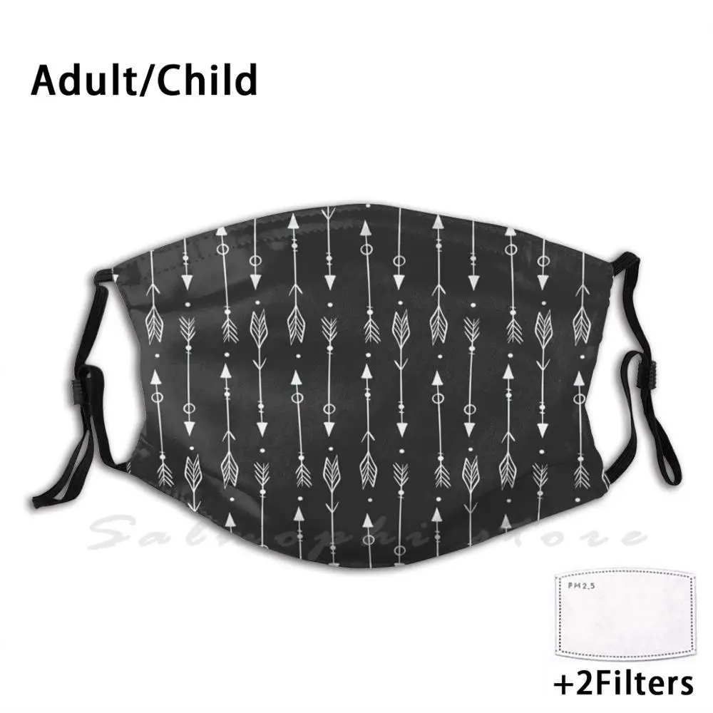 

Hypster Arrows Funny Print Reusable Pm2.5 Filter Face Mask Arrow Hypster Arrow Pattern White Arrows Arrow Drowing Hand Drawn