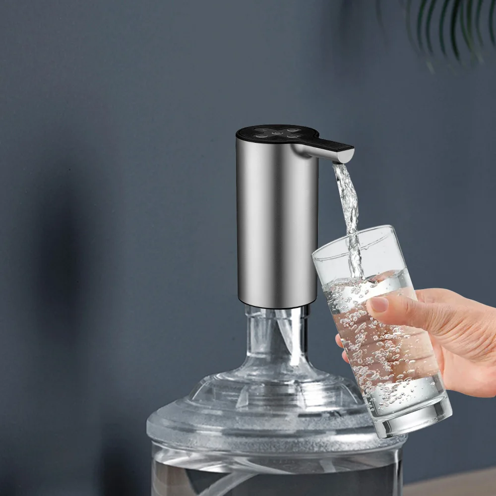 Electric Water Bottle Pump, Mini Barreled Water Dispenser, USB Charge, Automatic, Portable, Drink Dispenser, Home Gadgets