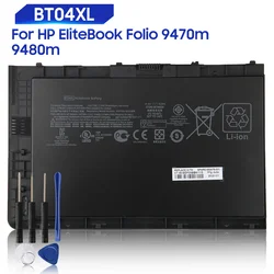 Оригинальный сменный аккумулятор для HP EliteBook Folio 9480m 9470m BA06XL 687945 -001 H4Q47AA BT04XL Оригинальный аккумулятор 3400 мАч