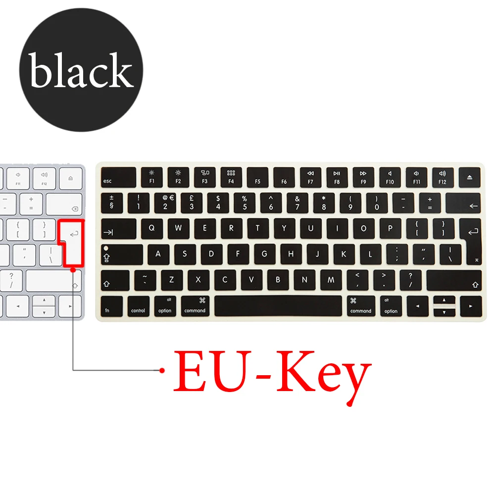 For Apple Bluetooth Wireless keybord MLA22LL/ A1644 IMAC Magic Keyboard cover Protector Silicone Cover US/EU Version