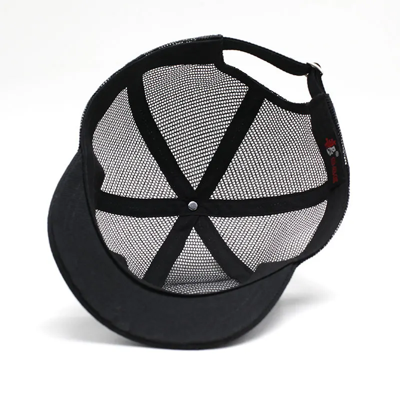 Mesh Short Brim Baseball Cap Snapback Fashion Sports Hats for Men  Women High Quality Unisex