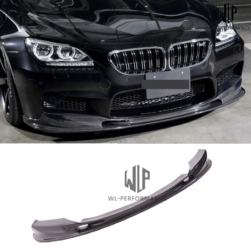 F06 F12 F13 High Quality Carbon Fiber Front Lip Splitter Car Styling for Bmw 6 Series F06 F12 F13 M6 3d Style 640i 14-up