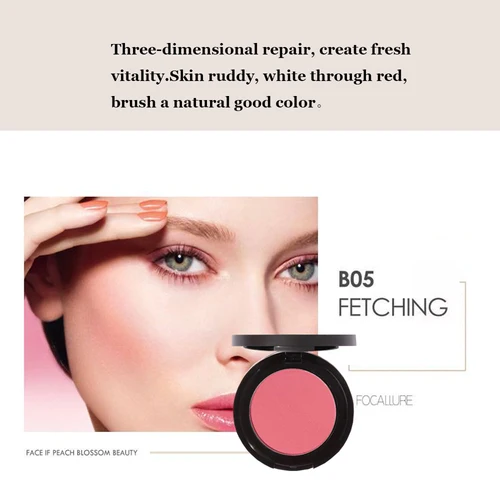 Imagen 2 del producto Pigmento Mineral Facial de 11 colores, colorete en polvo, paleta profesional de belleza para sombras de contorno de colorete Natural de larga duración