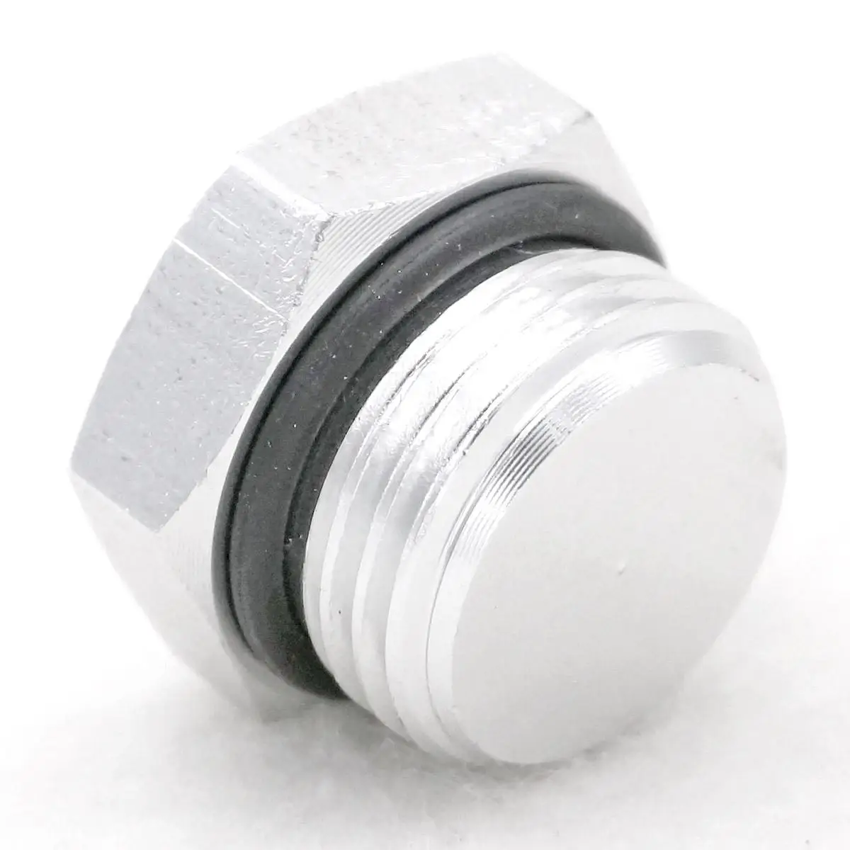 1/2 "BSP Männlich Solide Aluminium Hex Kopf Stecker End Kappe Für Pneumatische Verteiler