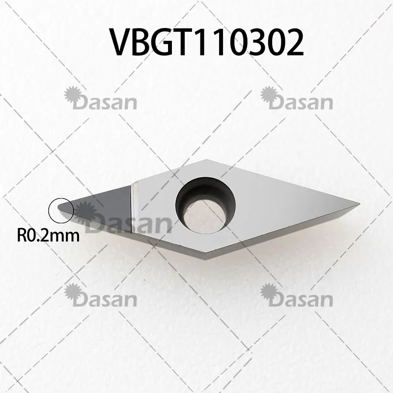 

2PCS VBGT 160402 CBN PCD VBGT11T304 Inserts VBGT160404 Blade for Lathe cnc Internal Turning Cutter Aluminum Copper Tool