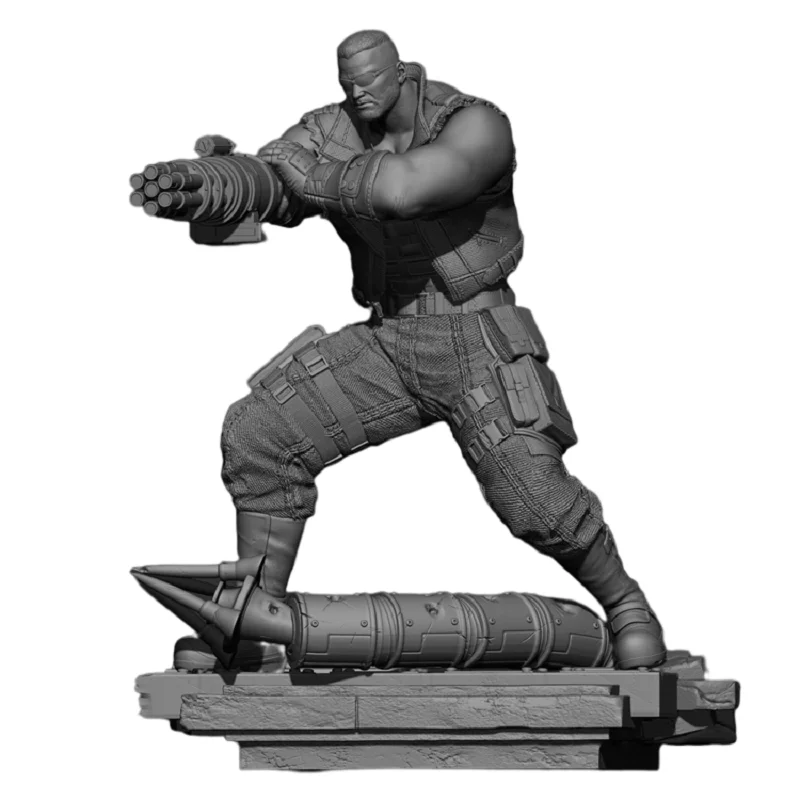 

LindenKing 1/8 1/6 3D Printing Garage Kit GK Model Barrett Wallace figure Figure Unpainted White-Film Collection To Painter A232