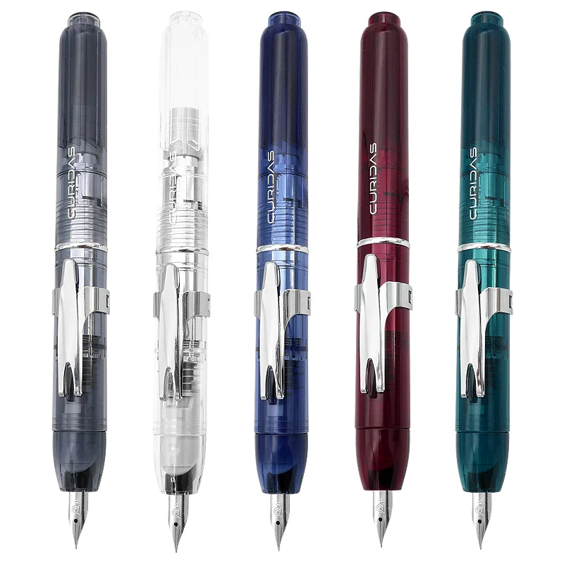 Original Platinum CURIDAS Capless Fountain Pen Fun Mechanical Ink Pen Fountain Pen Luxury High Quality  Best Gift