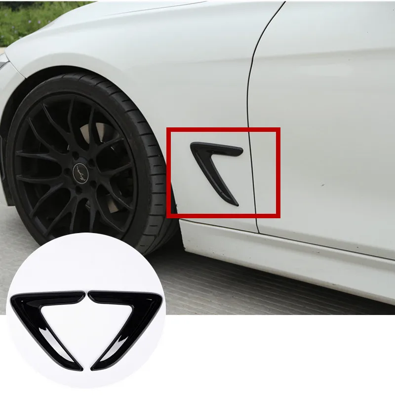 

For BMW 3 Series F30 F31 ABS Fender Side Air Vent Outlet Cover Trim 2013-2018 2pcs Car Accessories Interior Car Decor Car Trim