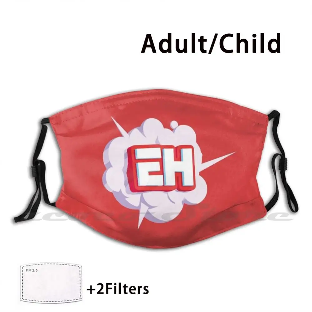 

Nick Eh 30 Merchandise-New Logo Mask Adult Child Washable Pm2.5 Filter Logo Creativity Tilted Towers Season 7 Twitch