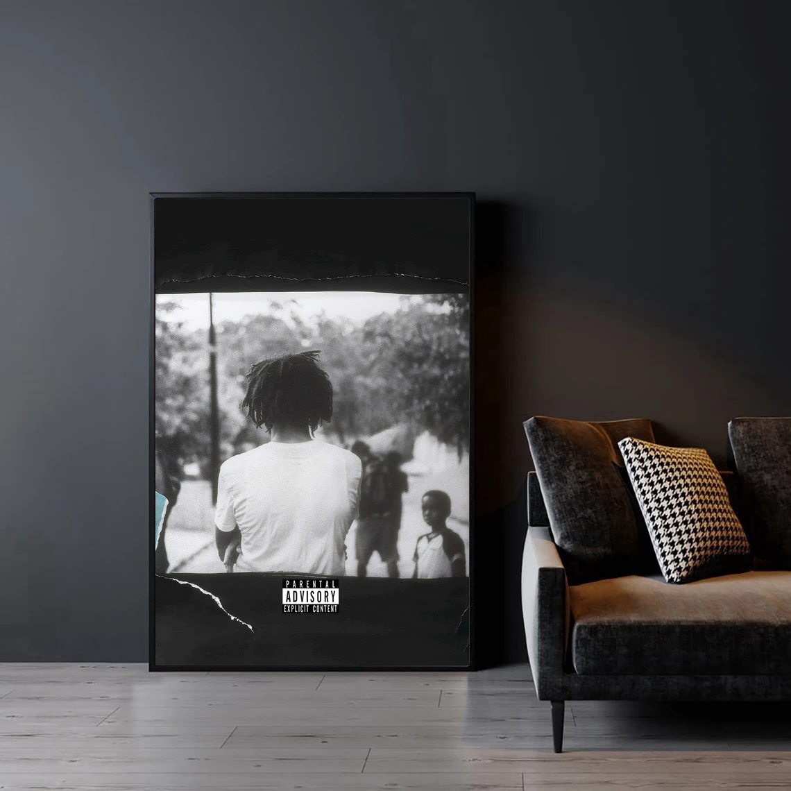 Текстильный постер J Cole 4 Your Eyez с изображением музыкального альбома, рэп хип-хоп поп музыкальная звезда, без рамки