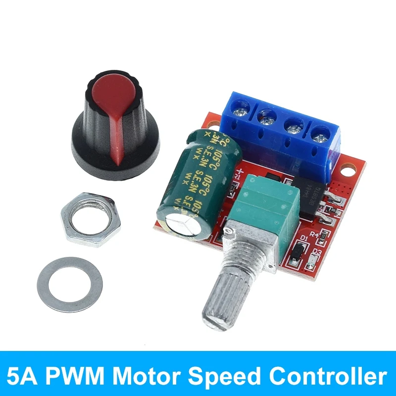DC 1,8 V-35 V 2A 3A 5A 10A 30W 80W 90W PWM Motor Drehzahlregler Niederspannung Motor Drehzahlregler PWM Einstellbares Antriebsmodul – Detail 14