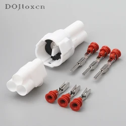 1/5/10/20/50 Sets 3 Pin MT Sealed 2.2 MM Male Female Automotive Wire Connector With Terminal And Seal Rubbre 6187-3231 6180-3241
