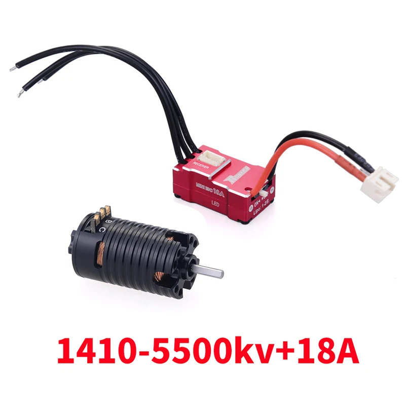 

Surpass Hobby Rocket V2 Mini 1410 2500KV 3500KV 5500KV 7500KV 9500KV Бесщеточный двигатель 18A ESC для 1/24 1/28 1/32 RC Car