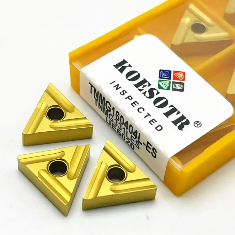 Utensile per tornitura TNMG160404L ES VP15TF UE6020 inserto per tornitura fresa CNC per acciaio inossidabile TNMG160404