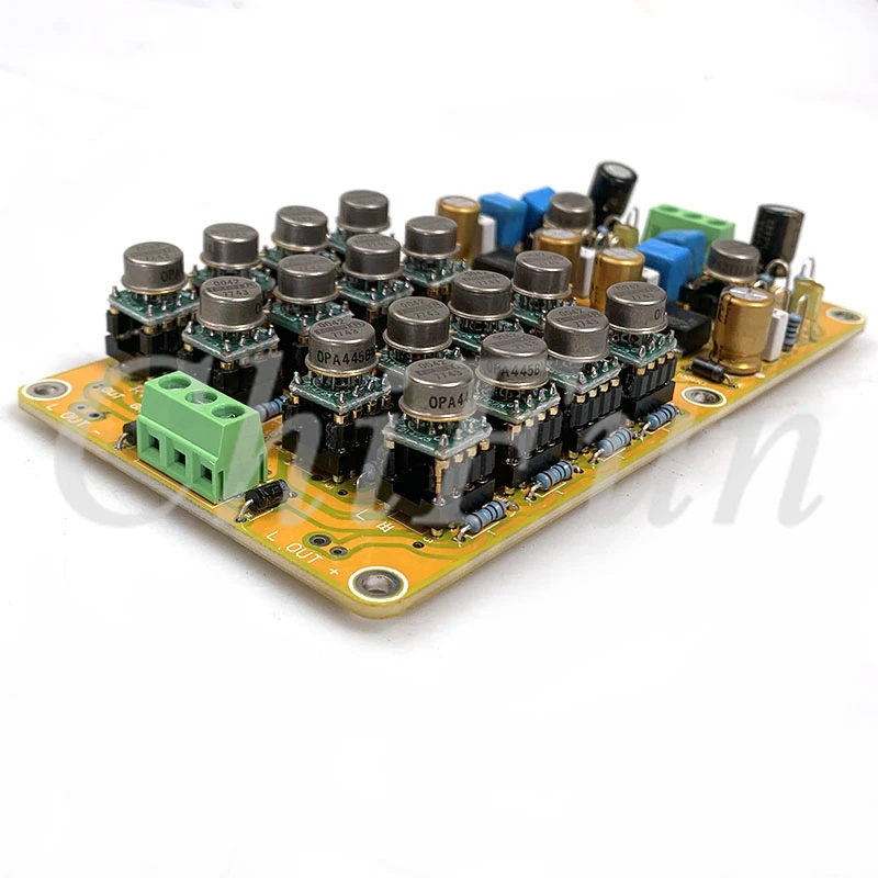 Golden Sealed OPA2111 + LME49600+Golden Sealed OPA445 High current fully balanced preamplifier board power amplifier board