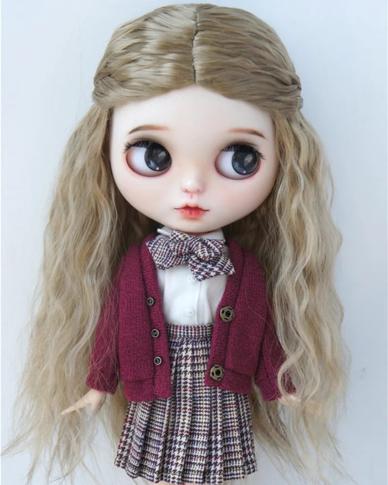 

Jusuns Doll wig JD119 9-10inch 10-11inch Long Princess wave Synthetic mohair BJD Hair SD DOD Qbaby Blythes Doll accessories