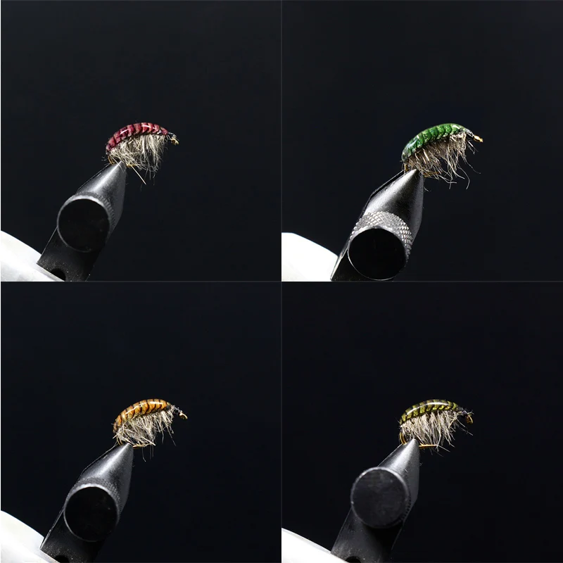 Persuader 4 optional colors elastic gammarus shrimp backs synthetic fly tying materials shaped realistic segment body wrap skin